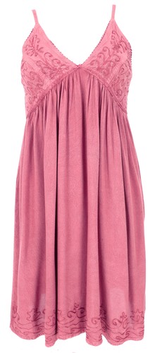 Besticktes boho sommerkleid - besticktes,