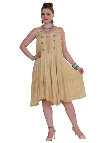Damen besticktes fit - &, flare