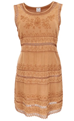 Besticktes boho sommerkleid - boho,