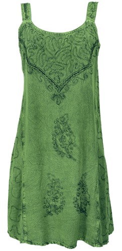 Besticktes indisches minikleid - besticktes,