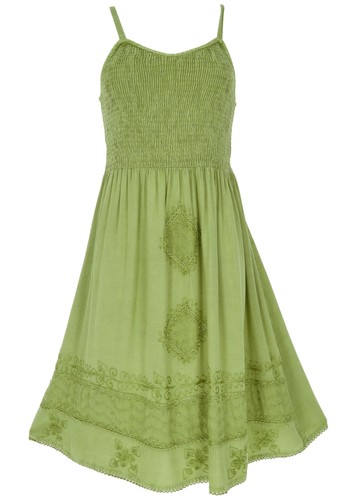 Besticktes boho sommerkleid - boho,
