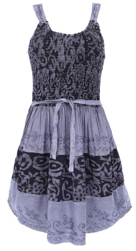 Besticktes indisches minikleid - indisches,