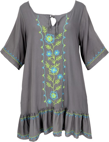 Bestickte hippie tunika boho - bestickte,