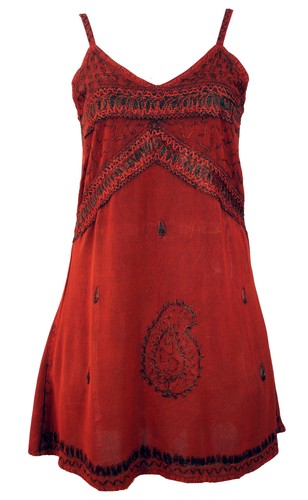 Besticktes indisches kleid - indisches,