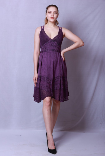 Damen bestickt fit - fit, flare