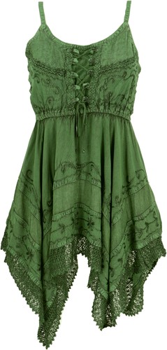 Besticktes indisches minikleid - besticktes,