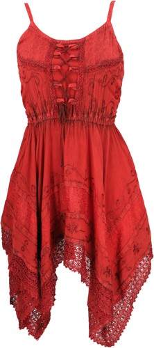 Besticktes indisches minikleid - besticktes,