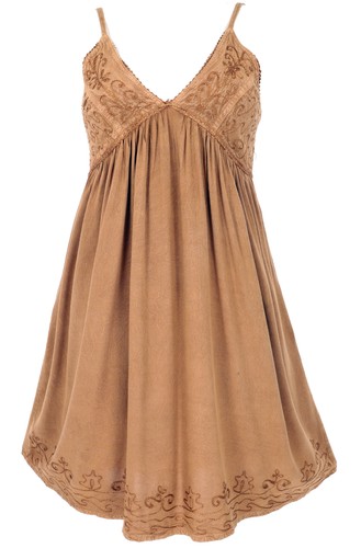 Besticktes boho sommerkleid - boho,